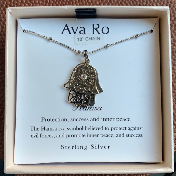 Jewelry | Ava Ro Hamsa Necklace | Poshmark